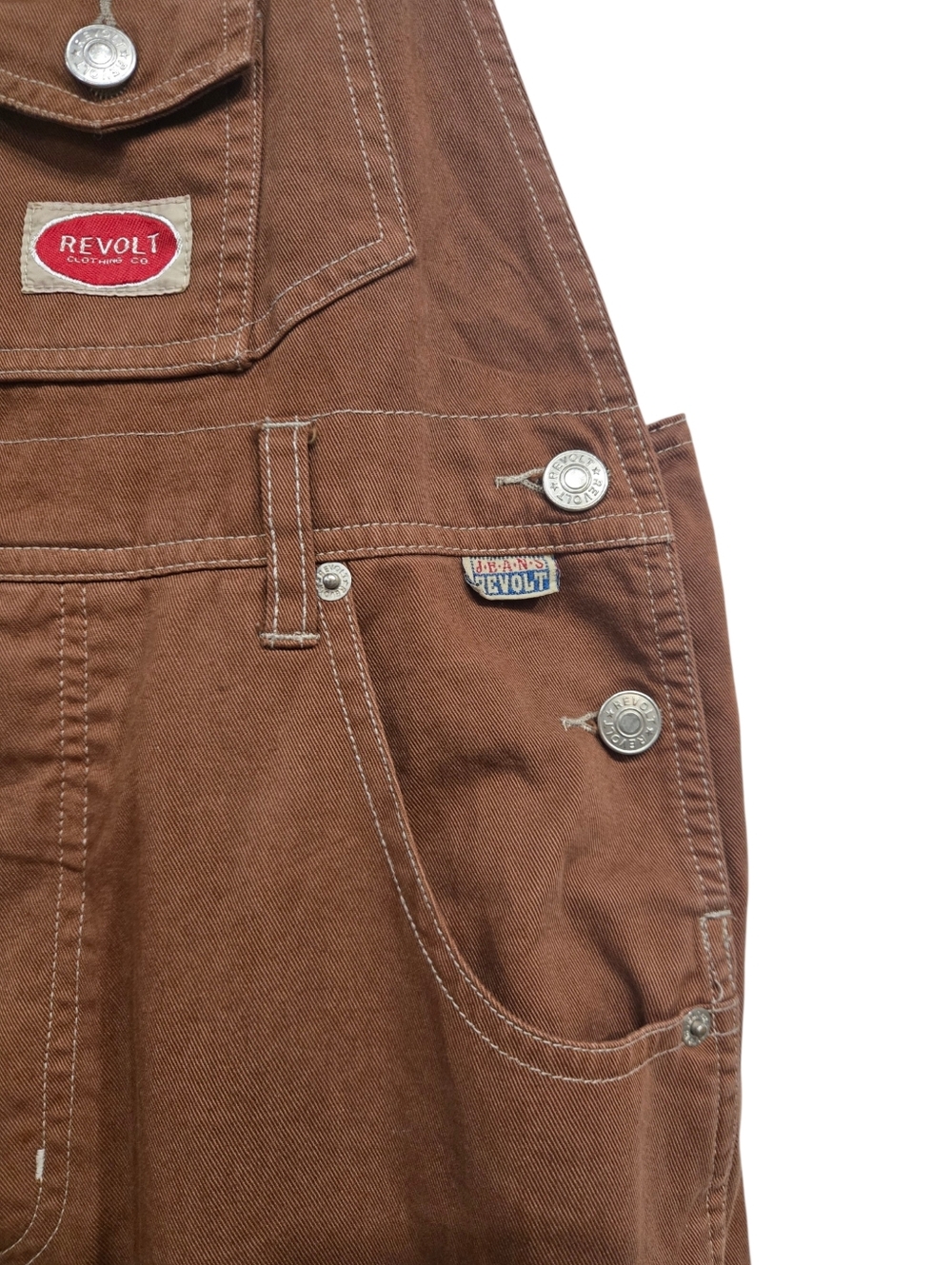 Vintage Revolt Clothing Co Bib Overalls - Picture 5 of 8